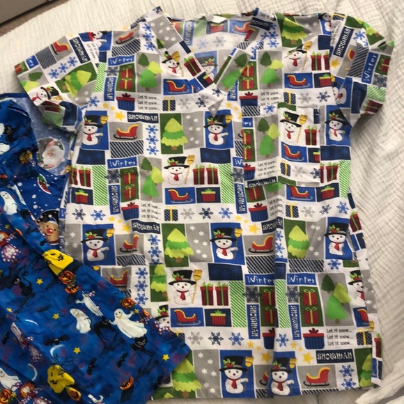Scrub top bundle! - Picture 3 of 6